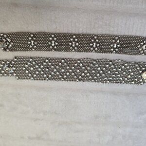Sergio Gutierrez SG Liquid Metal Mesh Bracelets, Set Of 2